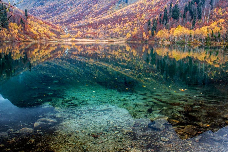 Озеро Кардывач на Кавказе