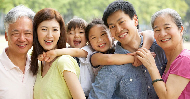 Тайская семья