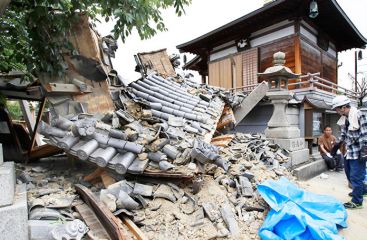 Землетрясение в Японии. Есть погибшие и без вести пропавшие